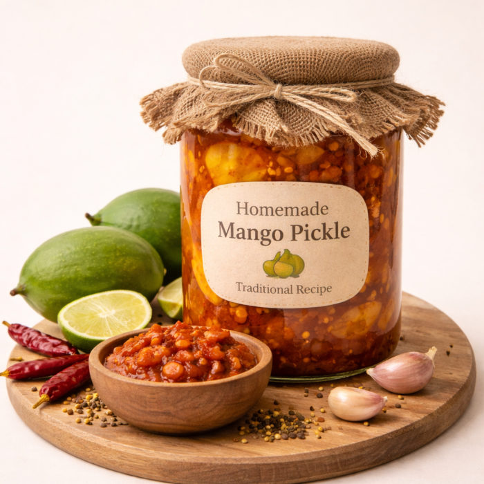 Homemade Mango Pickle